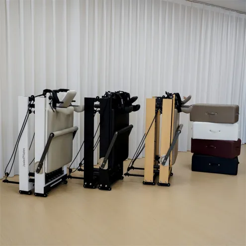 Professional Commercial Foldable Pilates Reformer Core Bed Gym Equipment Foldable Pilates Reformer for Home Storage